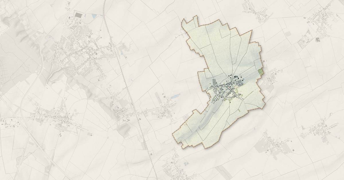 Portrait cartographique de Arleux-en-Gohelle : relief, eau, forêts, bâti et voies, calculés à partir des données de l'IGN