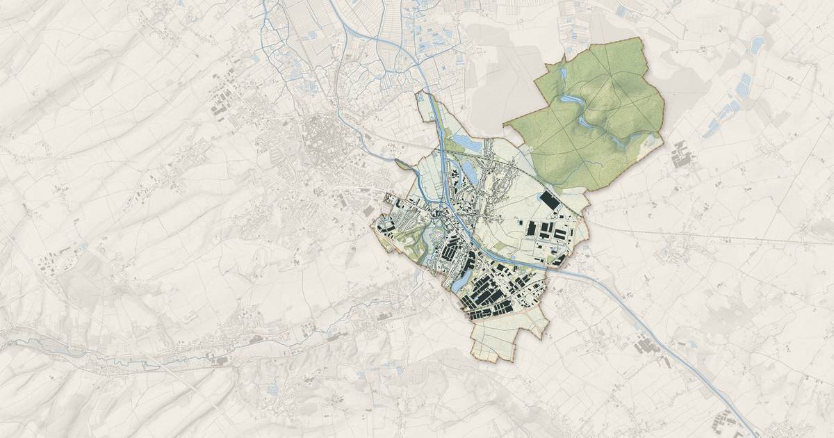 Portrait cartographique de Arques : relief, eau, forêts, bâti et voies, calculés à partir des données de l'IGN