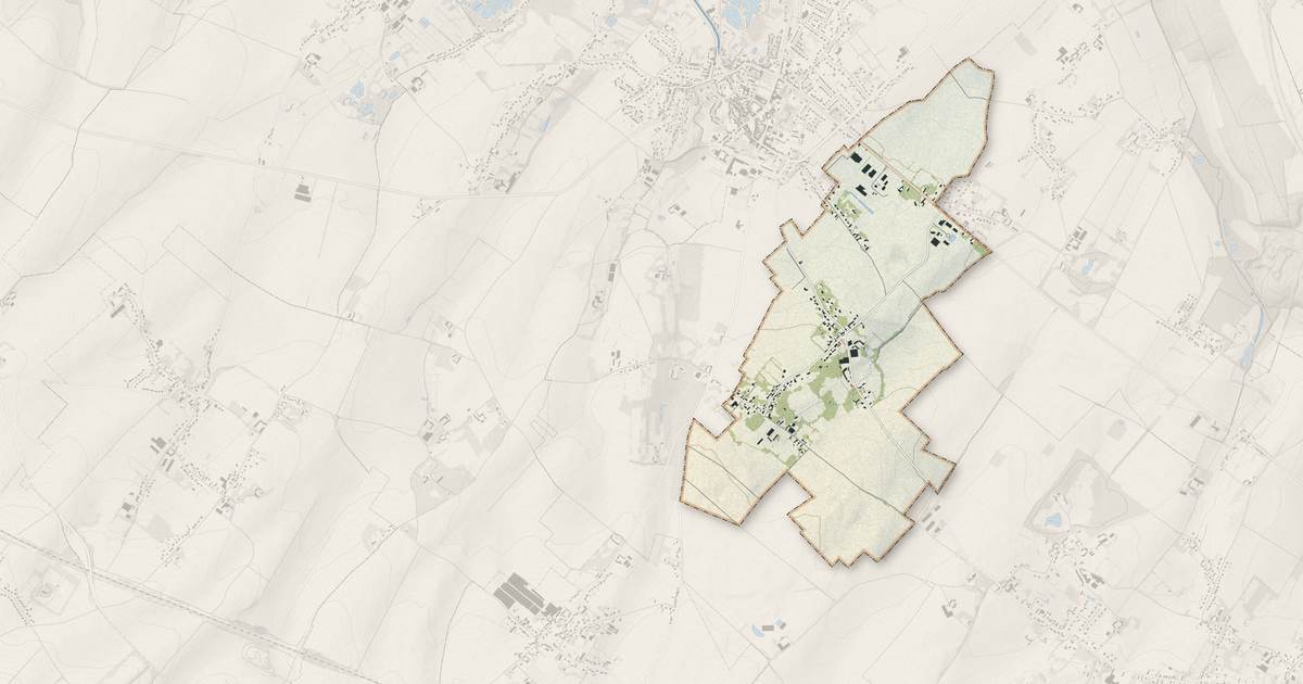 Portrait cartographique de Autingues : relief, eau, forêts, bâti et voies, calculés à partir des données de l'IGN