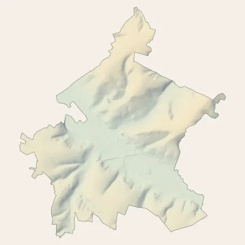 Auxi-le-Château : relief
