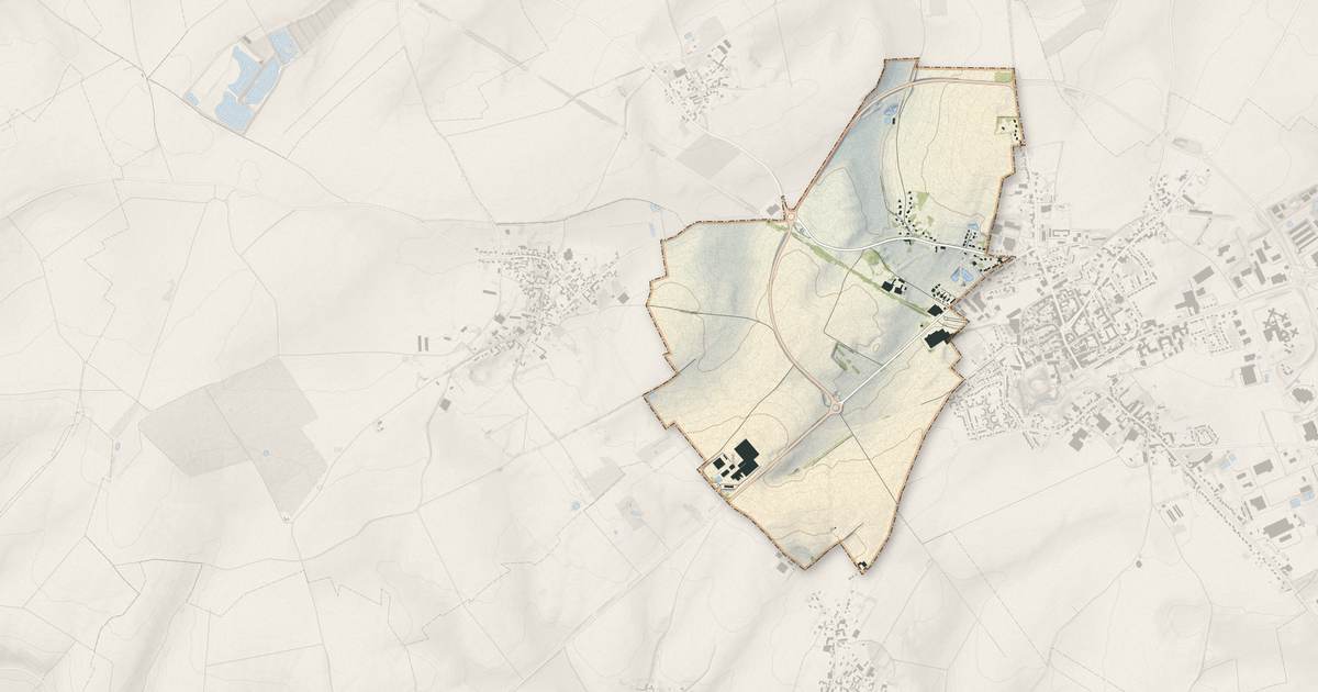Portrait cartographique de Avesnes-lès-Bapaume : relief, eau, forêts, bâti et voies, calculés à partir des données de l'IGN