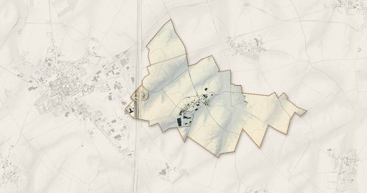 Portrait cartographique de Bancourt : relief, eau, forêts, bâti et voies, calculés à partir des données de l'IGN