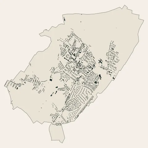 Barlin : bâti
