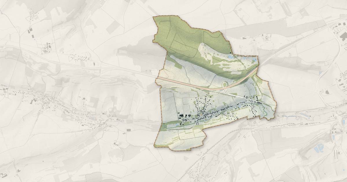 Portrait cartographique de Bayenghem-lès-Seninghem : relief, eau, forêts, bâti et voies, calculés à partir des données de l'IGN