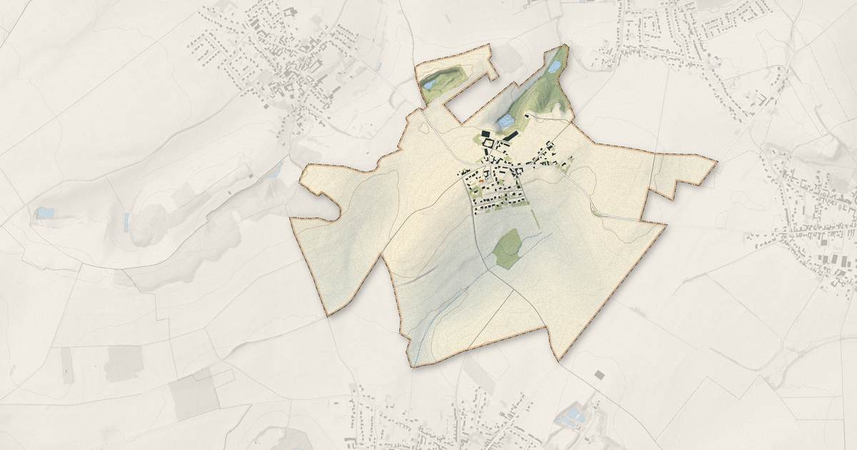 Portrait cartographique de Bellonne : relief, eau, forêts, bâti et voies, calculés à partir des données de l'IGN