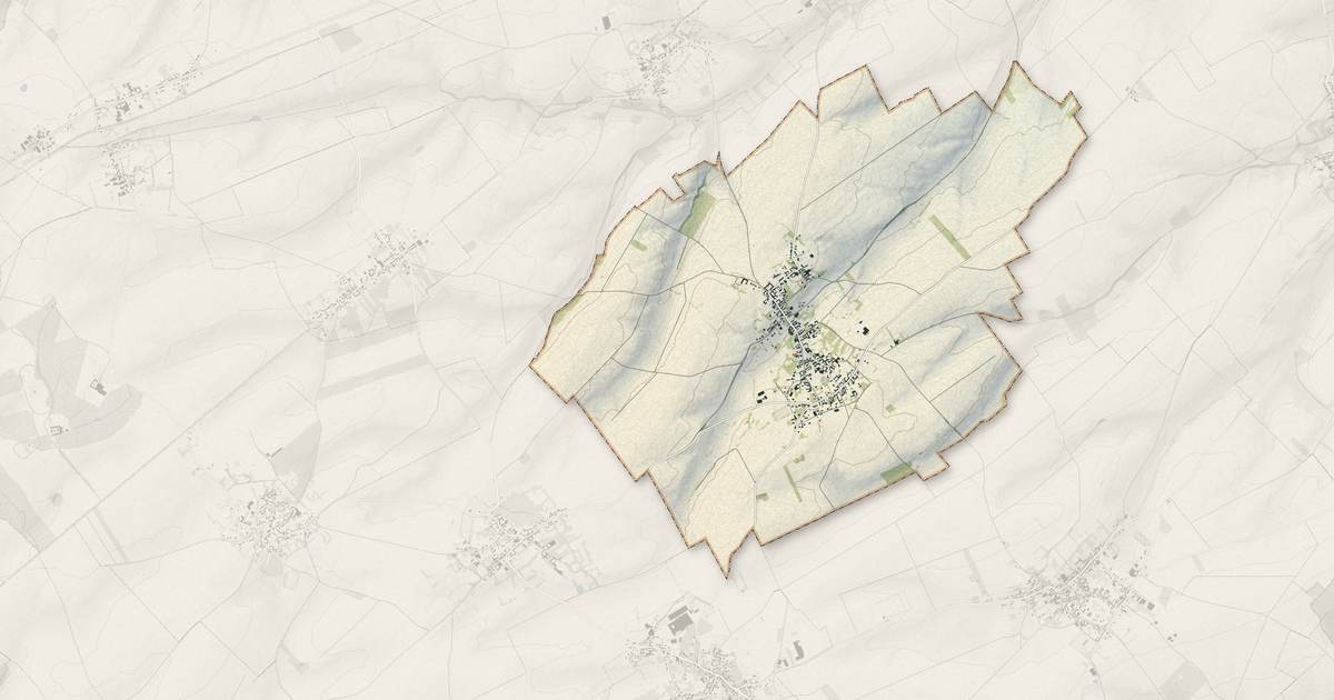 Portrait cartographique de Berles-au-Bois : relief, eau, forêts, bâti et voies, calculés à partir des données de l'IGN