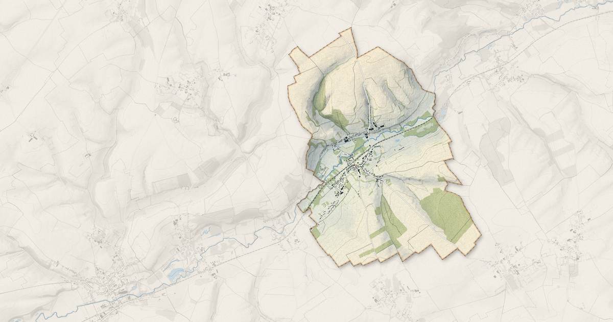 Portrait cartographique de Blangy-sur-Ternoise : relief, eau, forêts, bâti et voies, calculés à partir des données de l'IGN