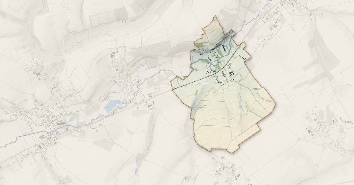 Portrait cartographique de Blingel : relief, eau, forêts, bâti et voies, calculés à partir des données de l'IGN