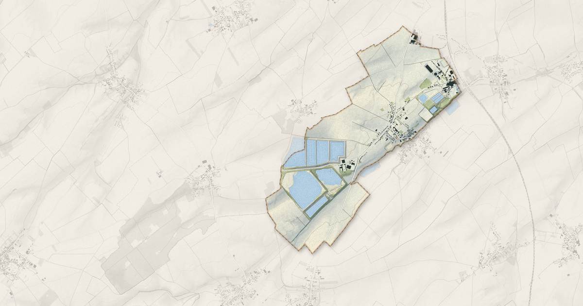 Portrait cartographique de Boiry-Sainte-Rictrude : relief, eau, forêts, bâti et voies, calculés à partir des données de l'IGN
