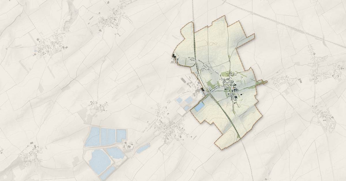 Portrait cartographique de Boisleux-au-Mont : relief, eau, forêts, bâti et voies, calculés à partir des données de l'IGN