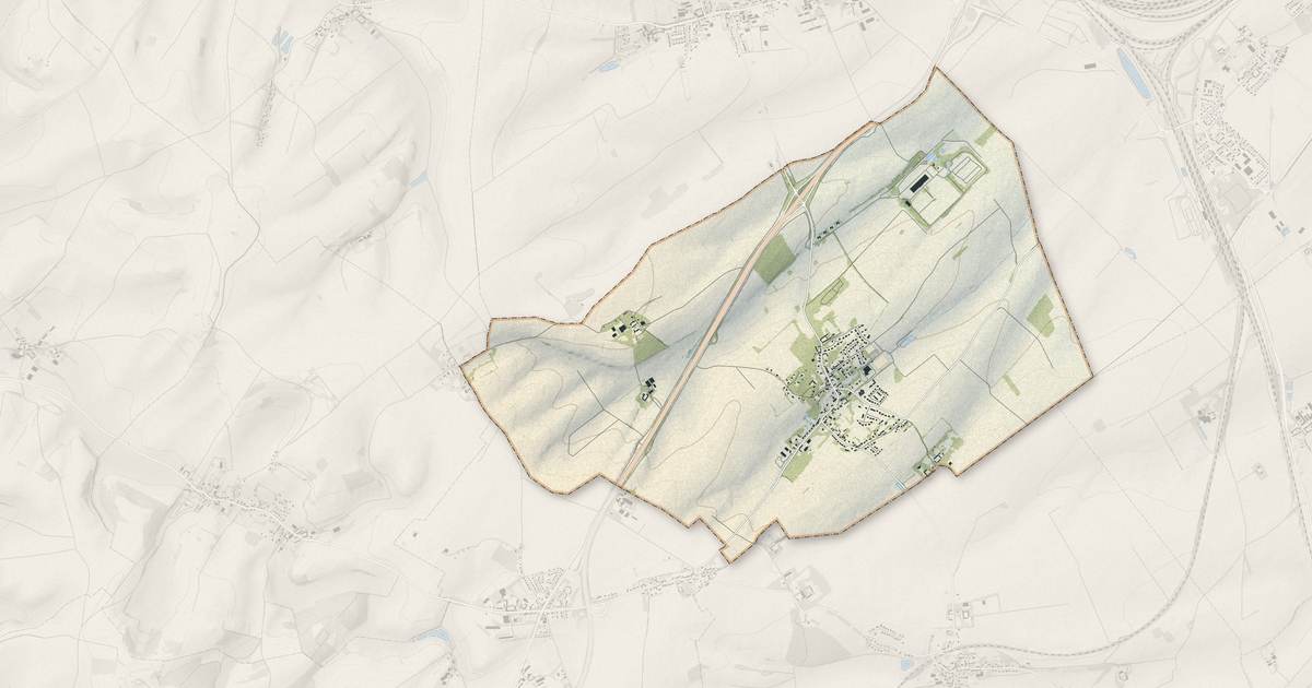 Portrait cartographique de Bonningues-lès-Calais : relief, eau, forêts, bâti et voies, calculés à partir des données de l'IGN