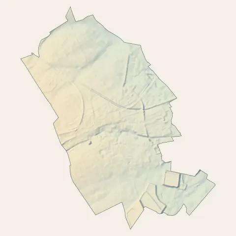 Brebières : relief