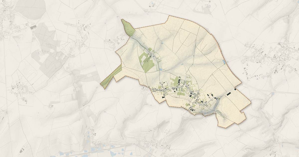 Portrait cartographique de Buire-le-Sec : relief, eau, forêts, bâti et voies, calculés à partir des données de l'IGN