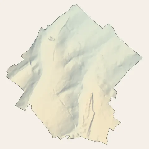 Burbure : relief