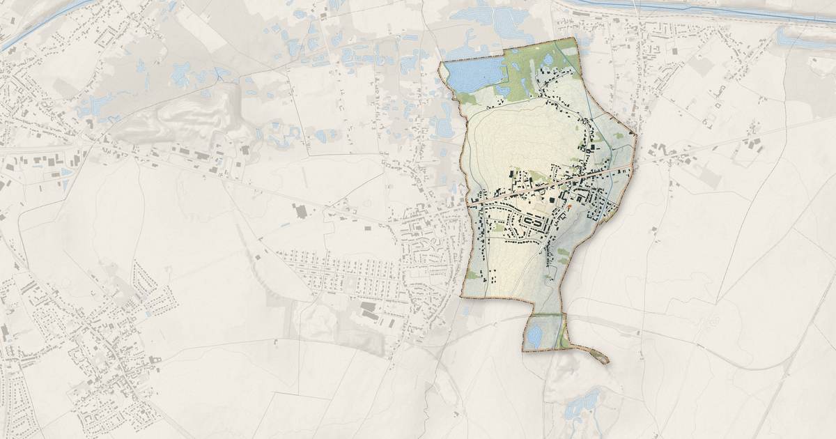 Portrait cartographique de Cambrin : relief, eau, forêts, bâti et voies, calculés à partir des données de l'IGN