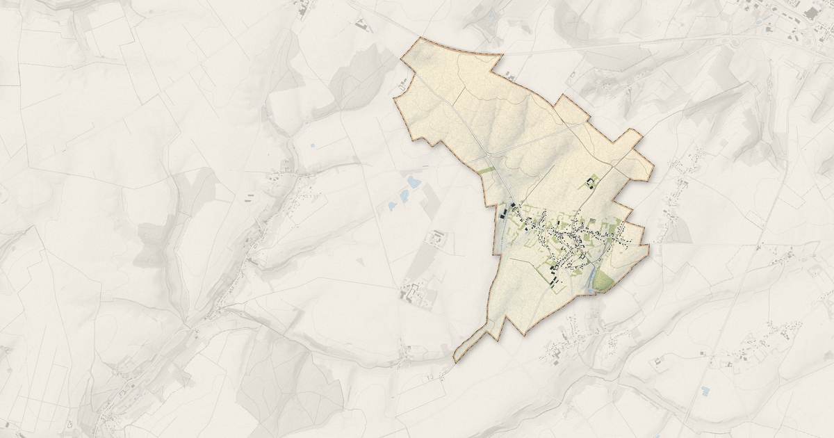 Portrait cartographique de Capelle-lès-Hesdin : relief, eau, forêts, bâti et voies, calculés à partir des données de l'IGN