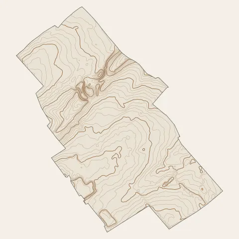 Cauchy-à-la-Tour : courbes de niveau