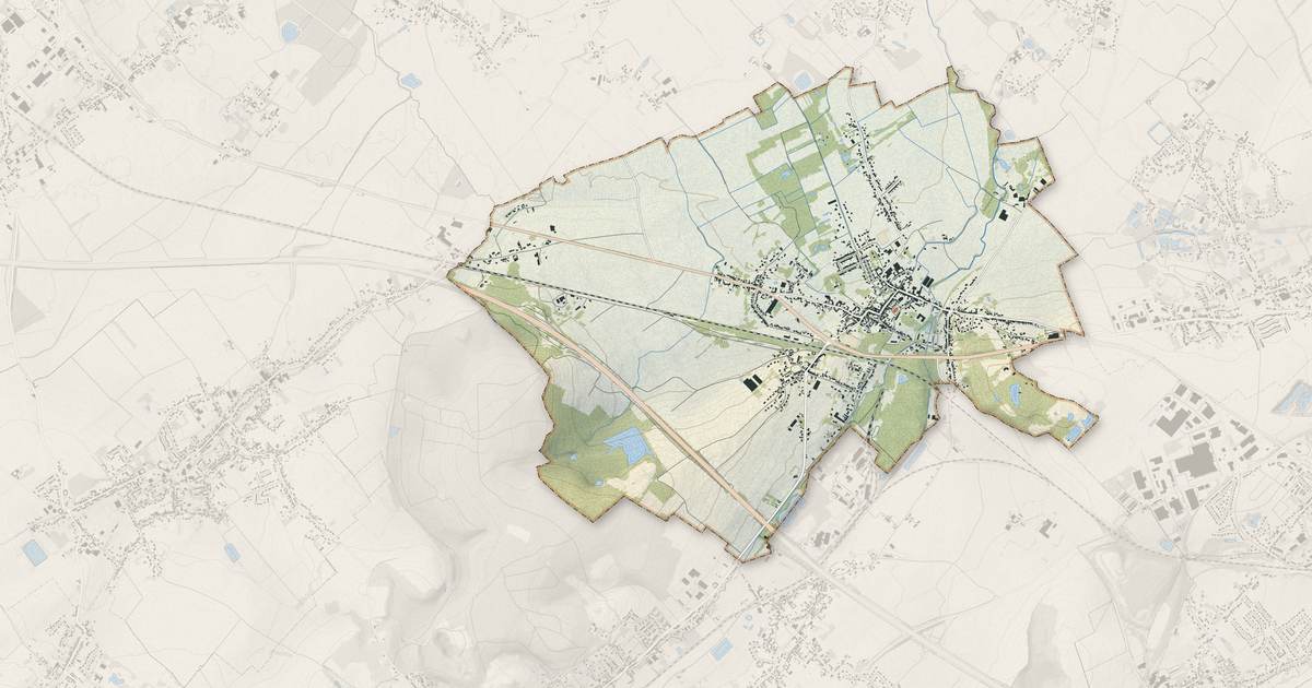 Portrait cartographique de Chocques : relief, eau, forêts, bâti et voies, calculés à partir des données de l'IGN