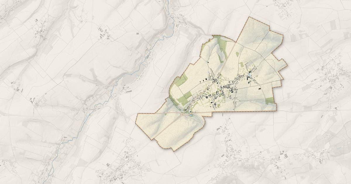 Portrait cartographique de Cléty : relief, eau, forêts, bâti et voies, calculés à partir des données de l'IGN