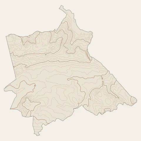 Condette : courbes de niveau