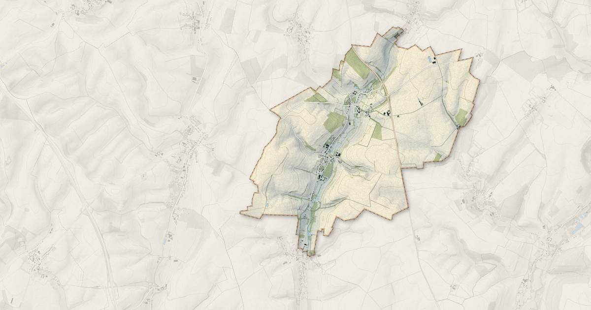 Portrait cartographique de Cormont : relief, eau, forêts, bâti et voies, calculés à partir des données de l'IGN