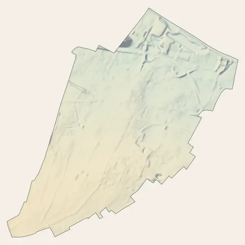 Courcelles-lès-Lens : relief