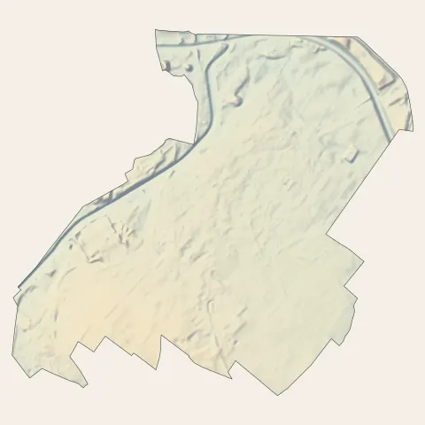 Courrières : relief