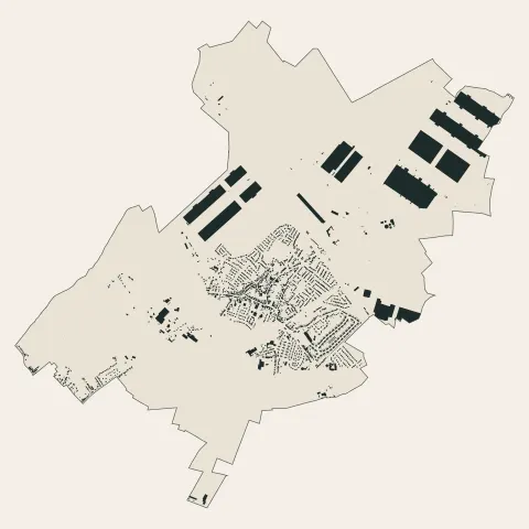 Dourges : bâti