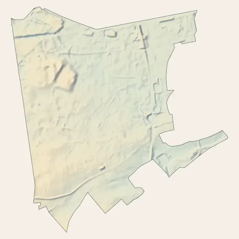Douvrin : relief