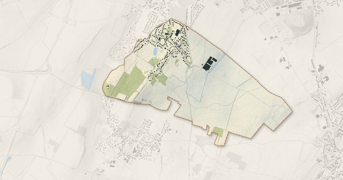 Portrait cartographique de Drouvin-le-Marais : relief, eau, forêts, bâti et voies, calculés à partir des données de l'IGN