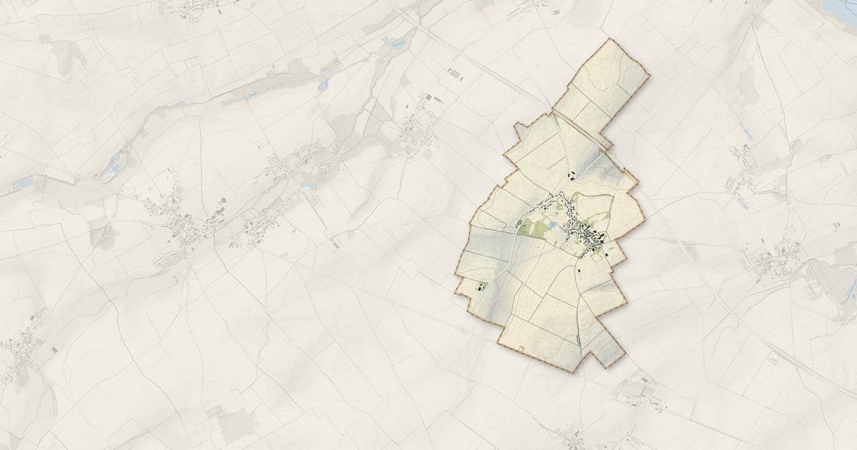 Portrait cartographique de Dury : relief, eau, forêts, bâti et voies, calculés à partir des données de l'IGN