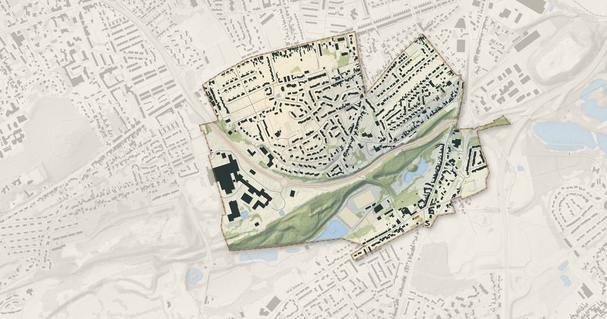 Portrait cartographique de Éleu-dit-Leauwette : relief, eau, forêts, bâti et voies, calculés à partir des données de l'IGN