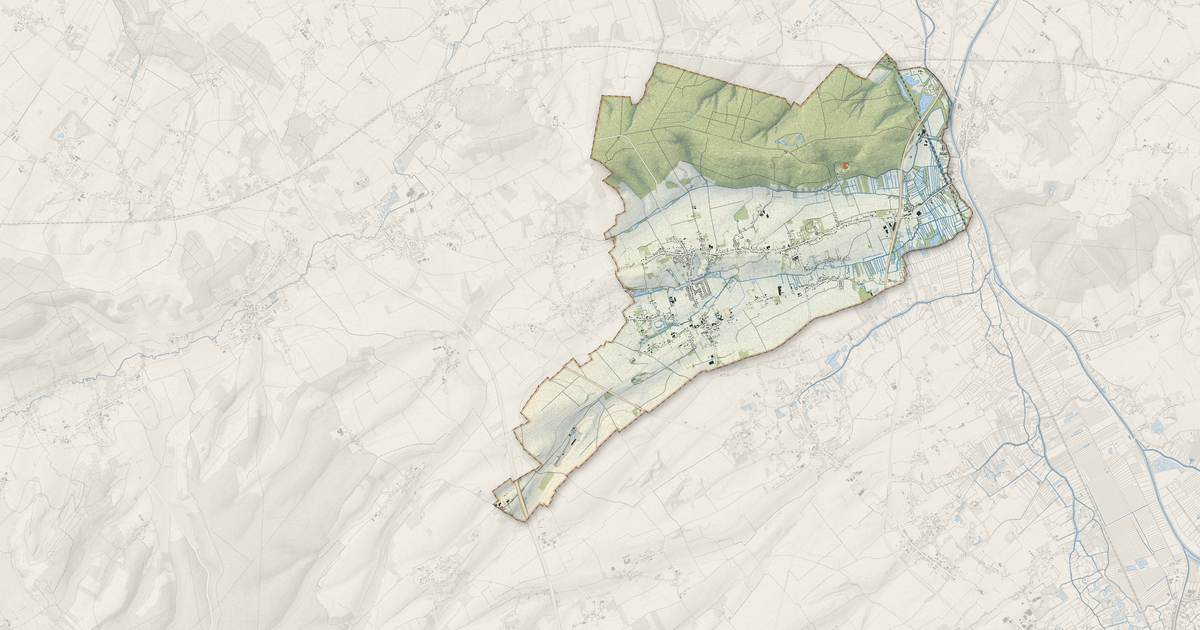 Portrait cartographique de Éperlecques : relief, eau, forêts, bâti et voies, calculés à partir des données de l'IGN