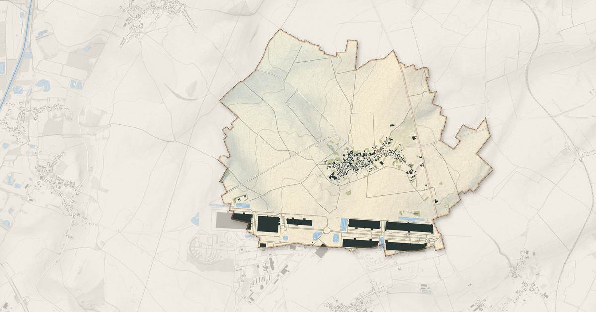 Portrait cartographique de Épinoy : relief, eau, forêts, bâti et voies, calculés à partir des données de l'IGN