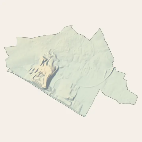 Évin-Malmaison : relief