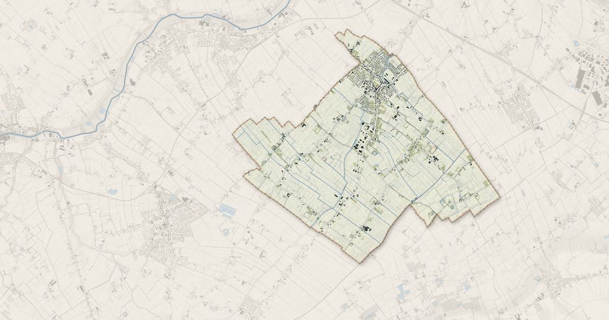 Portrait cartographique de Fleurbaix : relief, eau, forêts, bâti et voies, calculés à partir des données de l'IGN