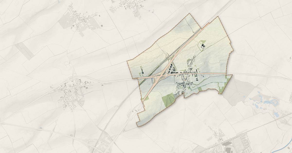 Portrait cartographique de Fresnes-lès-Montauban : relief, eau, forêts, bâti et voies, calculés à partir des données de l'IGN