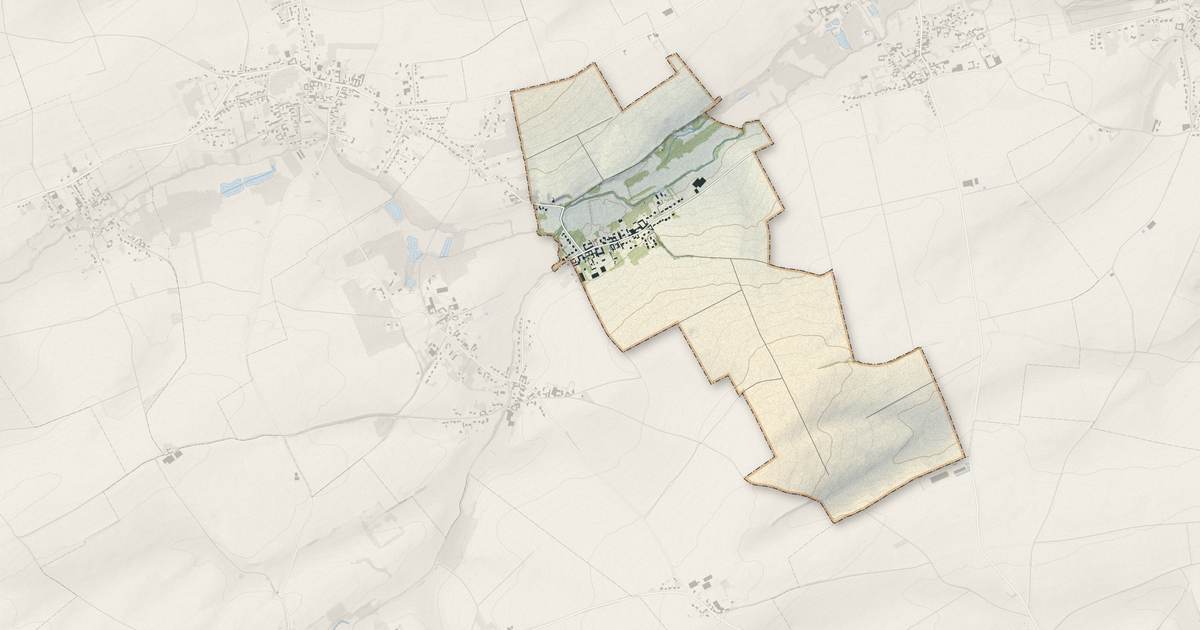 Portrait cartographique de Gouves : relief, eau, forêts, bâti et voies, calculés à partir des données de l'IGN