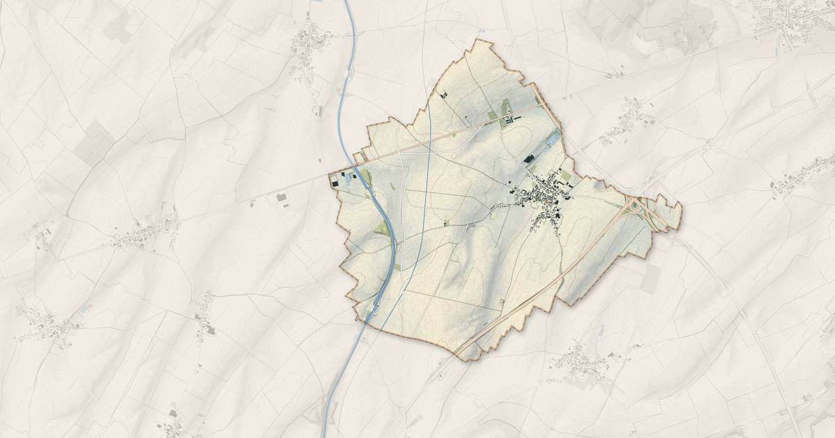 Portrait cartographique de Graincourt-lès-Havrincourt : relief, eau, forêts, bâti et voies, calculés à partir des données de l'IGN