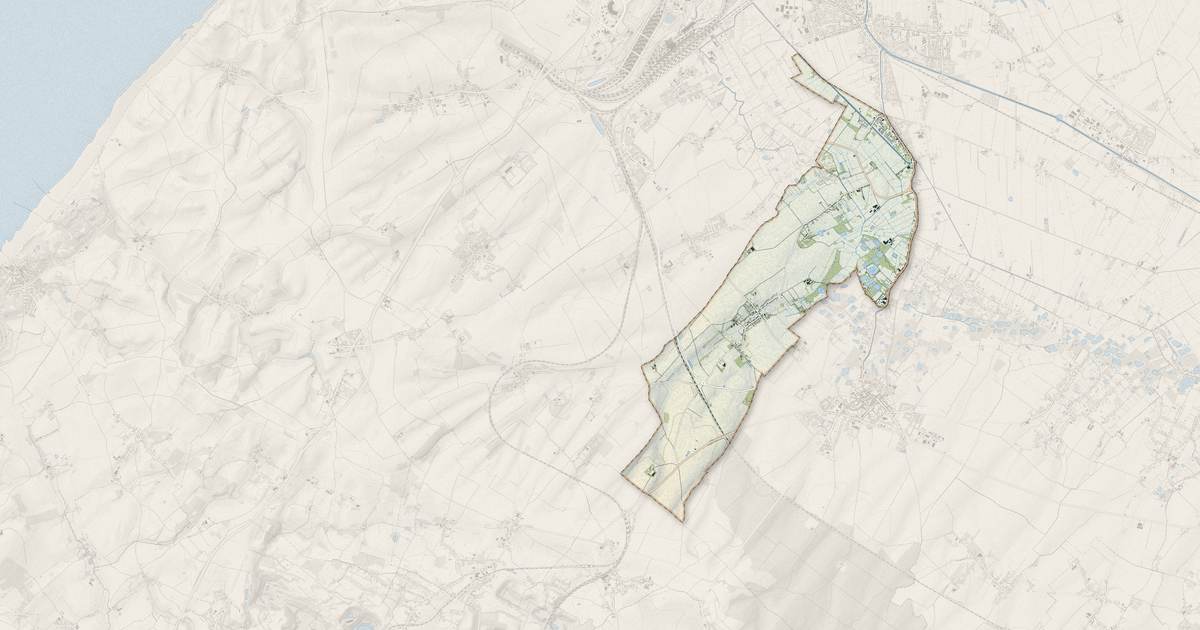 Portrait cartographique de Hames-Boucres : relief, eau, forêts, bâti et voies, calculés à partir des données de l'IGN