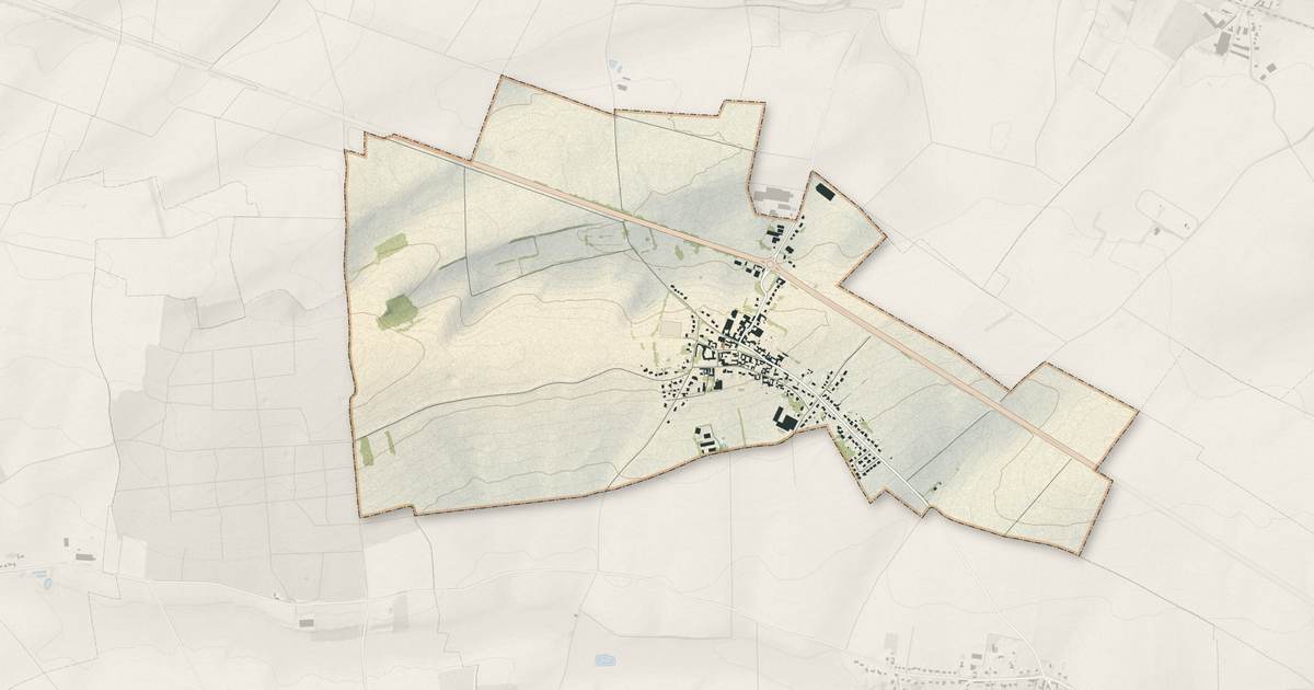 Portrait cartographique de Haute-Avesnes : relief, eau, forêts, bâti et voies, calculés à partir des données de l'IGN