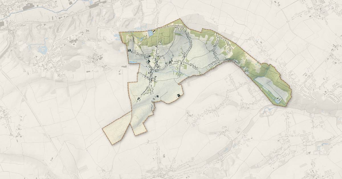 Portrait cartographique de Heuringhem : relief, eau, forêts, bâti et voies, calculés à partir des données de l'IGN