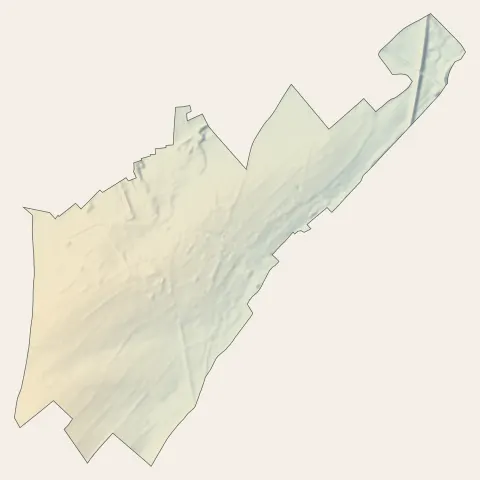 Hulluch : relief