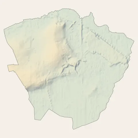 Isbergues : relief