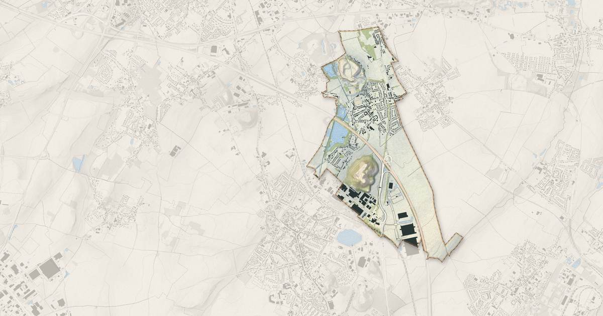 Portrait cartographique de Labourse : relief, eau, forêts, bâti et voies, calculés à partir des données de l'IGN