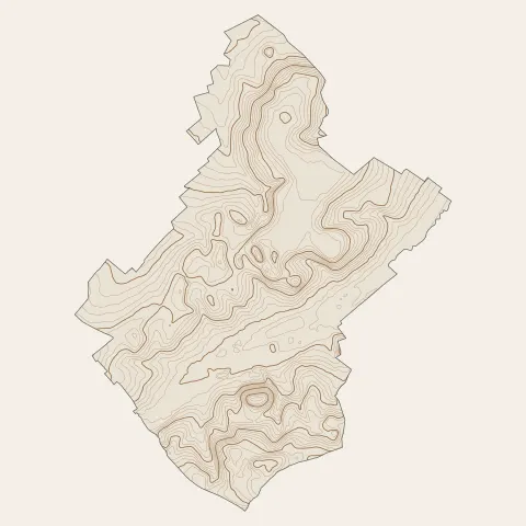 Lapugnoy : courbes de niveau