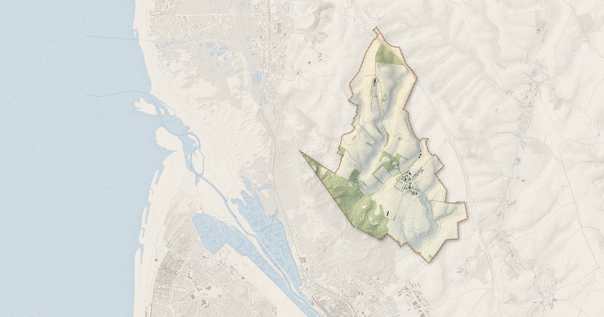 Portrait cartographique de Lefaux : relief, eau, forêts, bâti et voies, calculés à partir des données de l'IGN