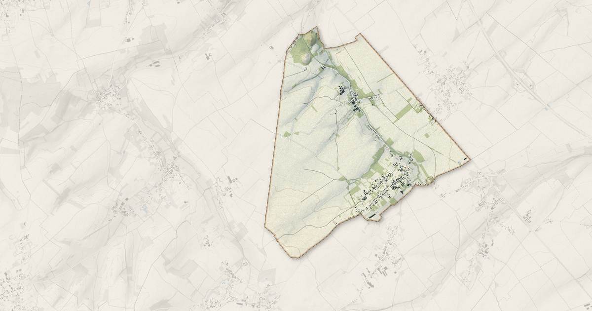 Portrait cartographique de Ligny-lès-Aire : relief, eau, forêts, bâti et voies, calculés à partir des données de l'IGN