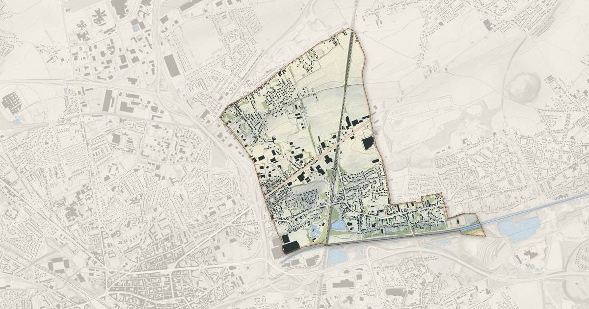 Portrait cartographique de Loison-sous-Lens : relief, eau, forêts, bâti et voies, calculés à partir des données de l'IGN