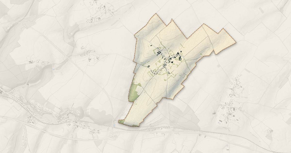 Portrait cartographique de Marquay : relief, eau, forêts, bâti et voies, calculés à partir des données de l'IGN
